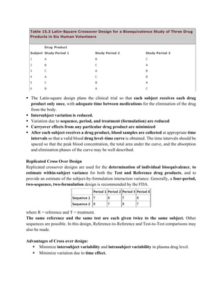 Bioavailability and bioequivalence | PDF