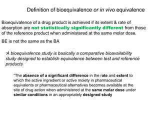 Bioavailability and bioequivalence PCI.ppt