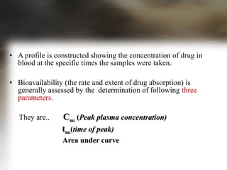 Methods of Assessing Bioavailability | PPT | Pharmaceutical Industry ...