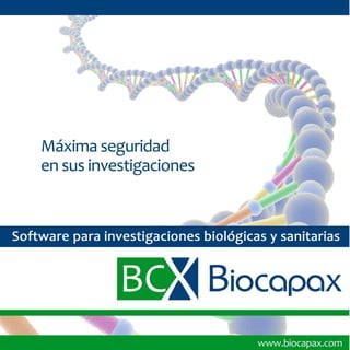Software para ensayos clinicos, Bioinformática Andalucía.
