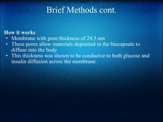 Biocapsule presentation | PPT