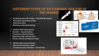 Comprehensive Overview of Bioceramic Sealers in Endodontics ...