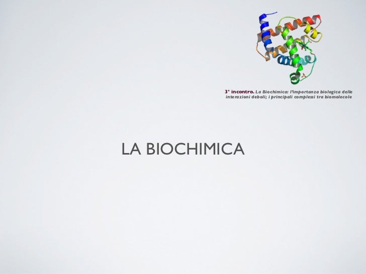 Gli Essenziali Della Biochimica