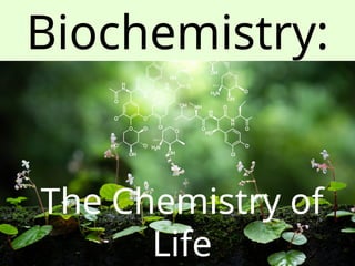 Fundamentals of Biochemistry: Chemistry of Life and Water Properties | PPTX