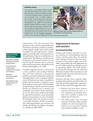 Biochar and Sustainable Agriculture | PDF