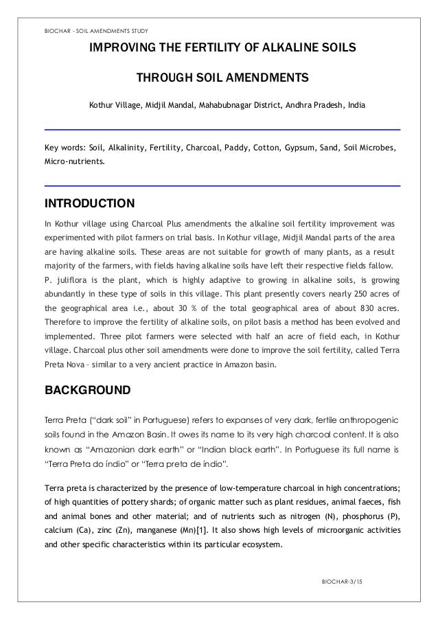 Improving the fertility of alkaline soils through soil amendments and…