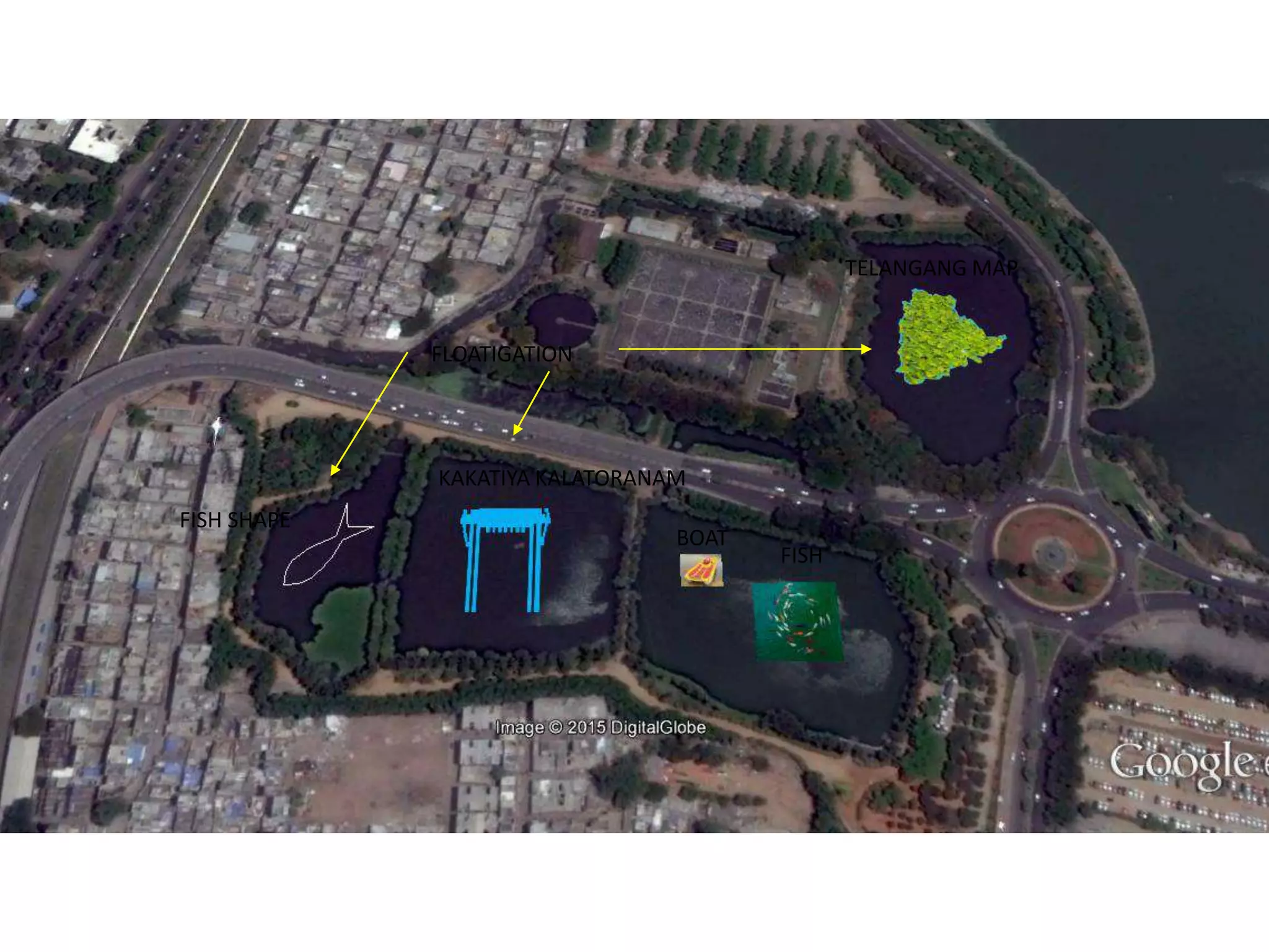 TELANGANG MAP
KAKATIYA KALATORANAM
FISH SHAPE
FISH
BOAT
FLOATIGATION
 