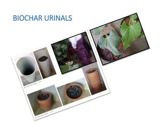 BIOCHAR URINALS
 