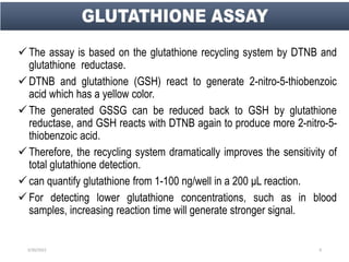 glutathione assay principle Glutathione S-transferase (GST) pull-down assay