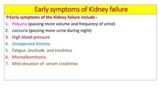 Biochemical kidney function tests with their clinical applications