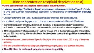 Biochemical kidney function tests with their clinical applications