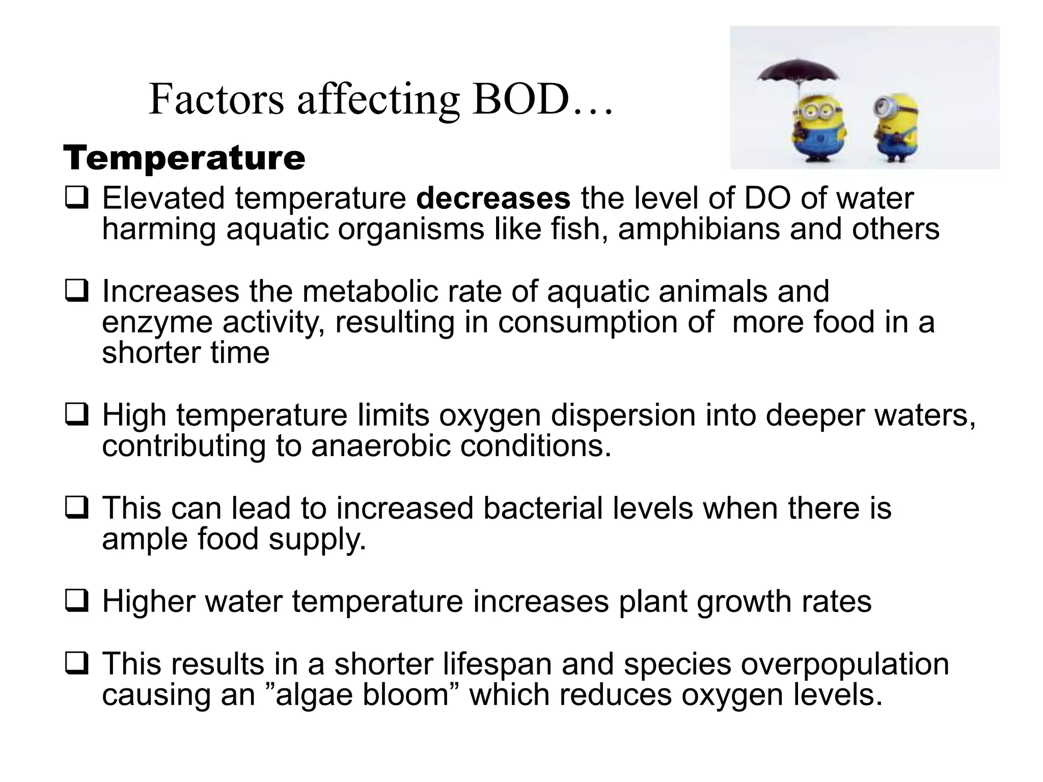Biochemical oxygen demand | PPTX