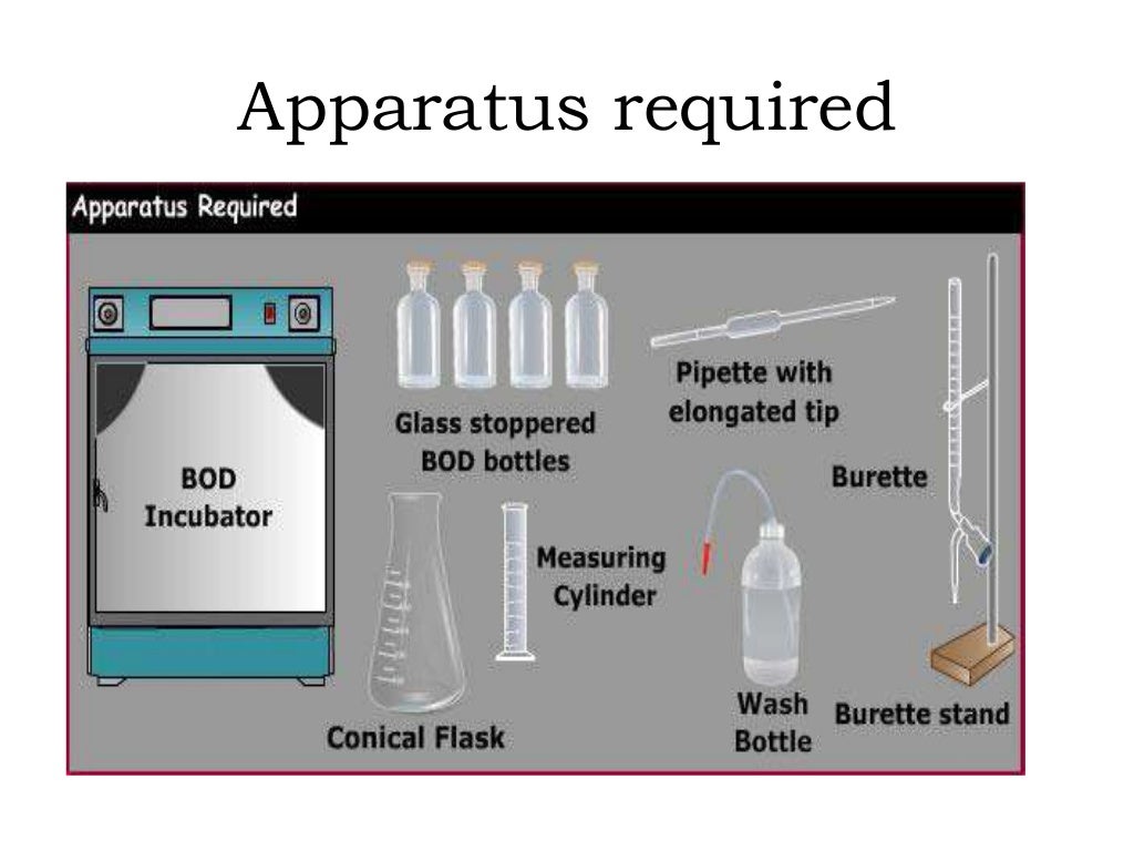 Biochemical oxygen demand