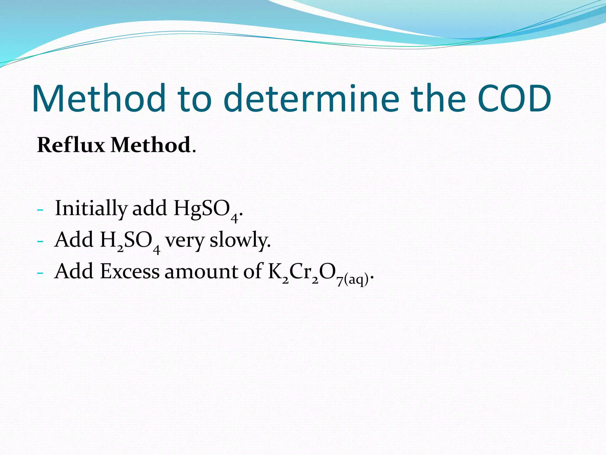 Biochemical oxygen demand | PPTX