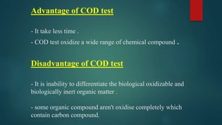 Biochemical oxygen demand(bod) | PPTX