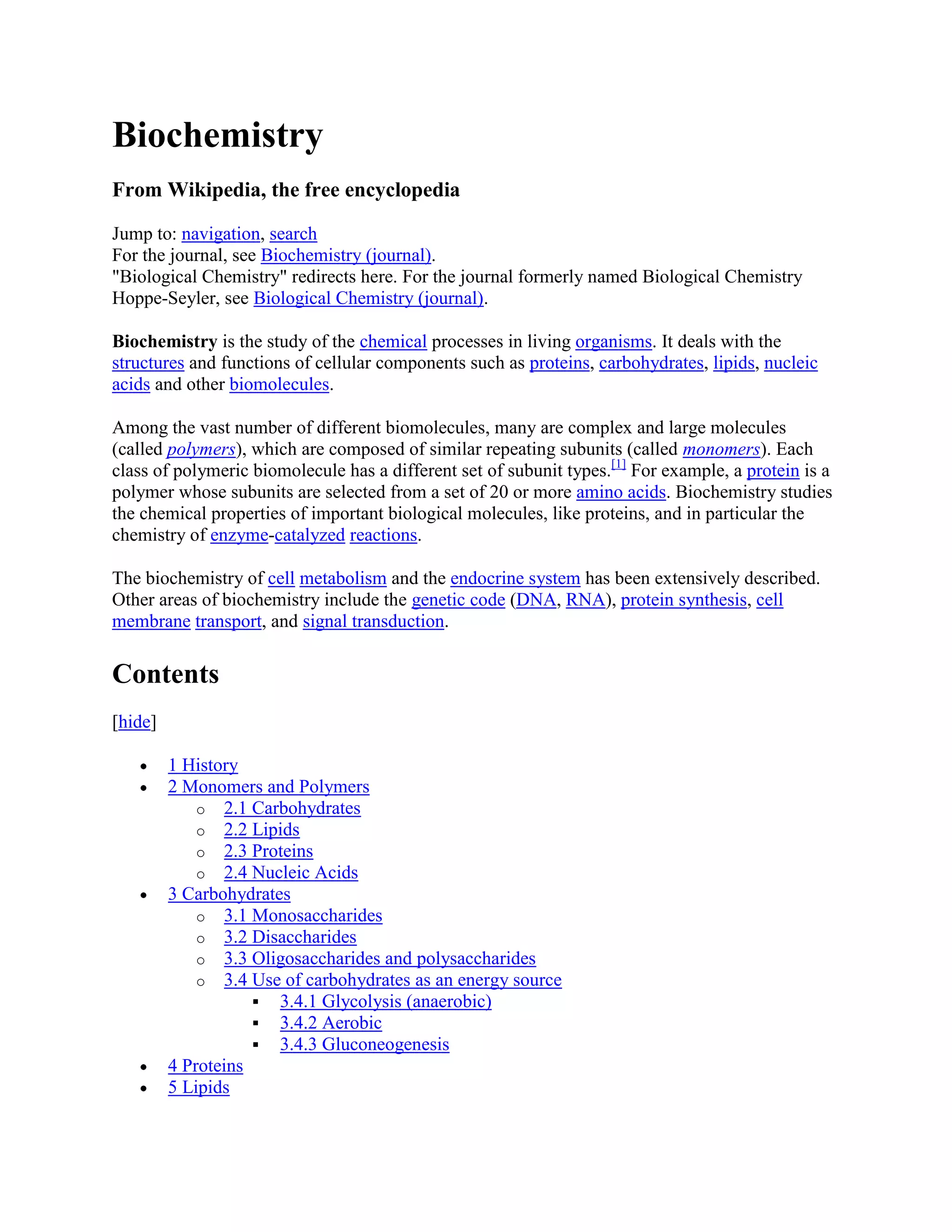 Biochemistry | DOCX
