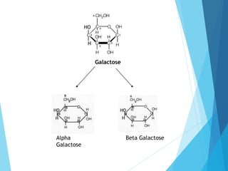 HO
H
Galactose
HO
H
HO
H
Alpha
Galactose
Beta Galactose
 