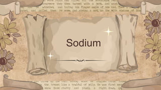Sodium
 
