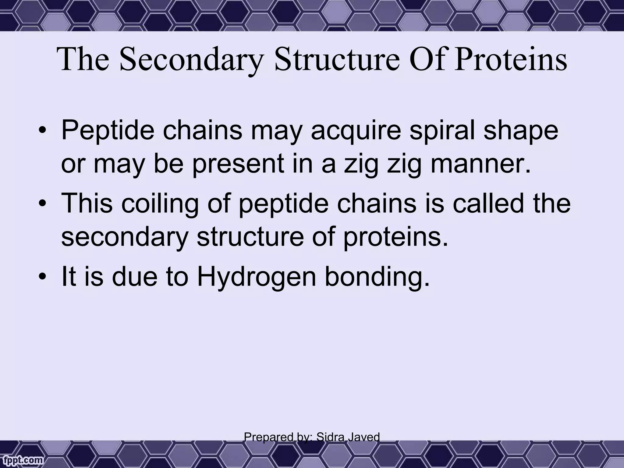Proteins | PPTX | Biological Sciences | Science