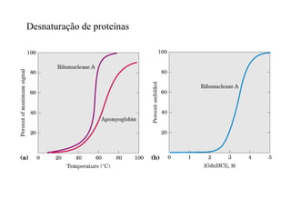 Desnaturação de proteínas
 