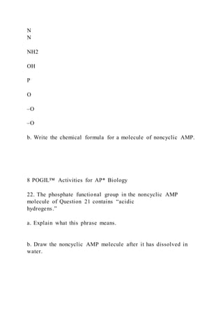 Biochemistry Basics 1Biochemistry BasicsWhat concepts fr | DOCX