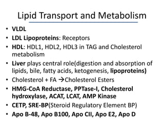 Biochemistry lecture 17 introduction to lipid metabolism with clinical ...