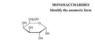 Biochemistry lecture notes carbohydrates | PDF