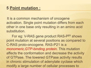 biochemistry of cancer, causes of cancer | PPTX