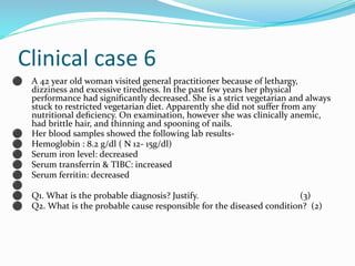 Biochem OSPE -2.pdf with clinical cases and fluid composition | PDF