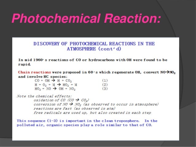 Atmospheric Chemistry Ppt