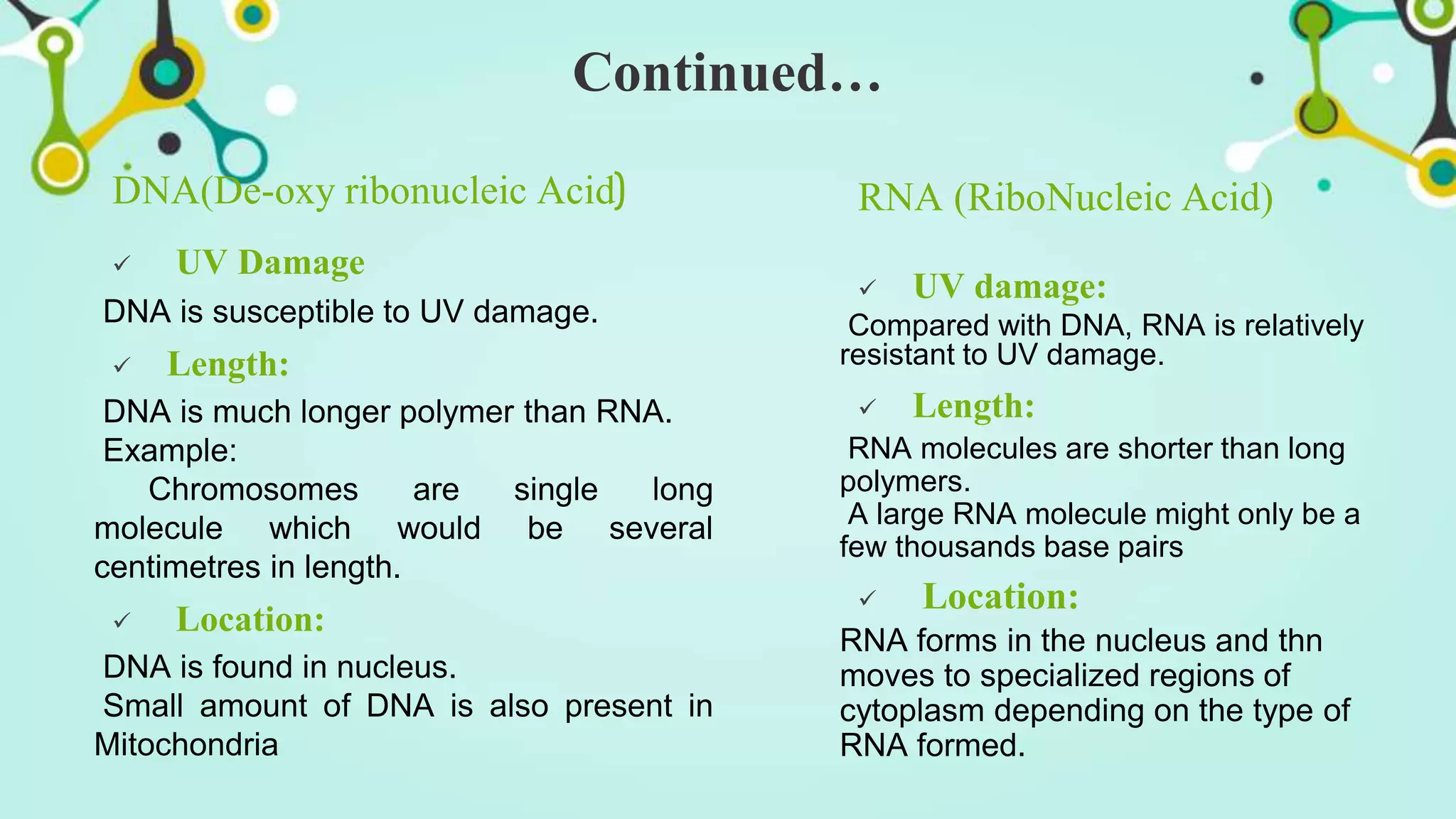 Nucleic Acids Biochemistry (DNA & RNA) | PPT