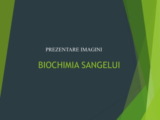 BIOCHIMIA SANGELUI
PREZENTARE IMAGINI
 