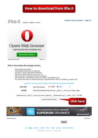 create a free account | sign in
upload > organize > share!
iFile.it, free online file storage service.
Resumable downloads!
Download accelerators are allowed.
No daily / hourly download limitations.
We do not block users by country or ip.
Split archives are allowed! (and encouraged)
No waiting for a download to start (no timers, countdowns etc)
Our users dont have to install anything to download their files (no toolbars, spyware etc)
signup for a free account to avail of more features and faster downloads!
short link: http://ifile.it/cklsep
full link: http://ifile.it/cklsep/ebooksclub.org__Aide_m__moire_de_chimie_organique___Nomenclat
ebooksclub.org__Aide_m__moire_de_chimie_organique___Nomenclature_et_r__activit__.pdf 17.57 MB
request download ticket
www.opera.com/browser Ads by Google
www.toontrack.com Ads by Google
api blog twitter contact dmca faqs privacy terms of service
© 2006-2011 ifile.it & mihd.net
HHHooowww tttooo dddooowwwnnnllloooaaaddd fffrrrooommm iiifffiiillleee...iiittt
cccllliiiccckkk hhheeerrreee
 