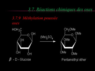 3.7. Réactions chimiques des oses 
3.7.9 Méthylation poussée 
oses 
 