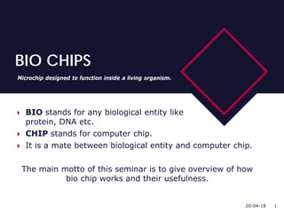Biochip | PDF