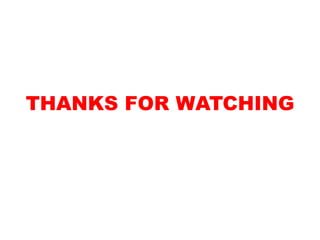 THANKS FOR WATCHING
 
