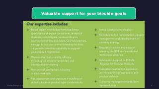 Valuable support for your biocide goals
 