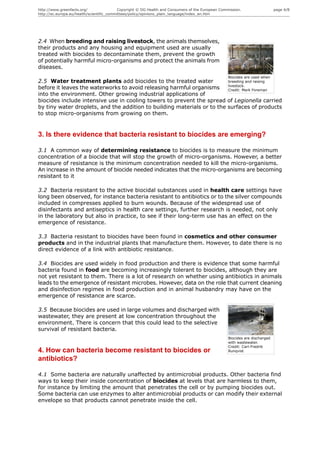 Effects of Biocides on antibiotic resistance | PDF