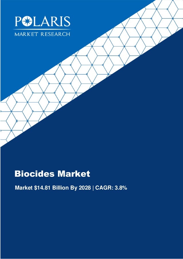 Biocides Market
Market $14.81 Billion By 2028 | CAGR: 3.8%
 