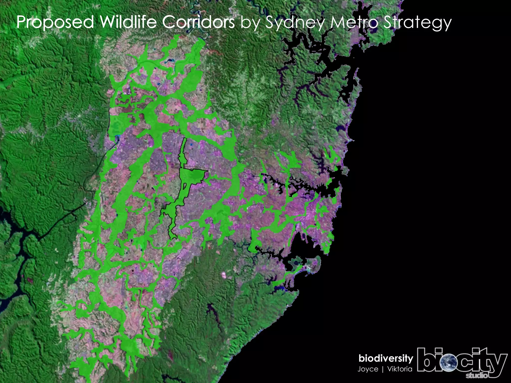 Proposed Wildlife Corridors by Sydney Metro Strategy Proposed Wildlife Corridors 