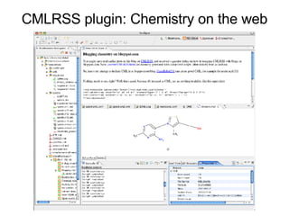 CMLRSS plugin: Chemistry on the web 
