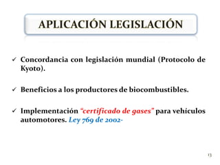 Se autoriza el uso de Biodiesel