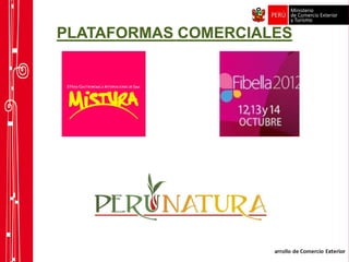 PLATAFORMAS COMERCIALES
 