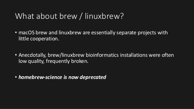 Conda brew machine Conda brew machine