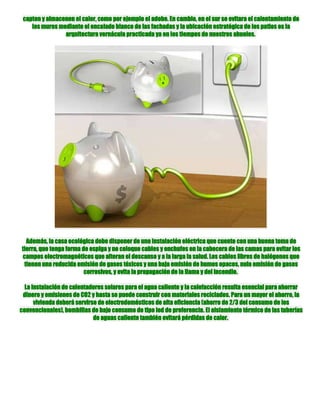 Bioconstruir o como deberían ser nuestras casas