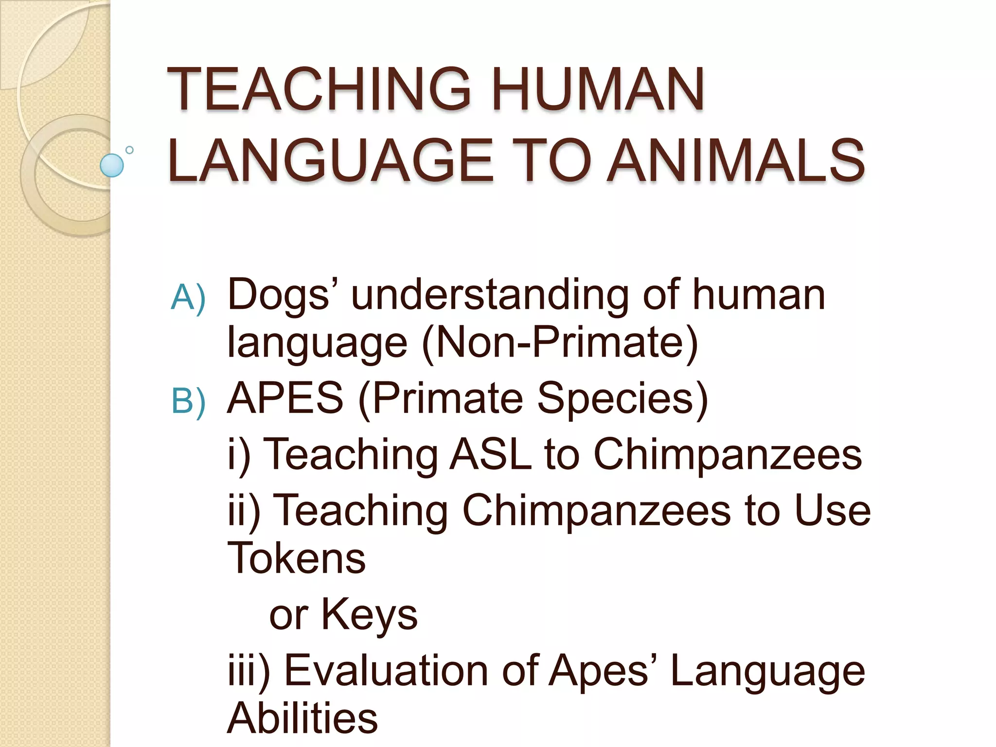     Signal between parent and offspring 