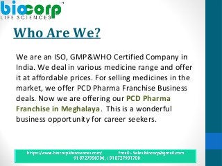 Who Are We?
We are an ISO, GMP&WHO Certified Company in
India. We deal in various medicine range and offer
it at affordabl...