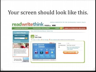 Bio cube Instructions | PPT