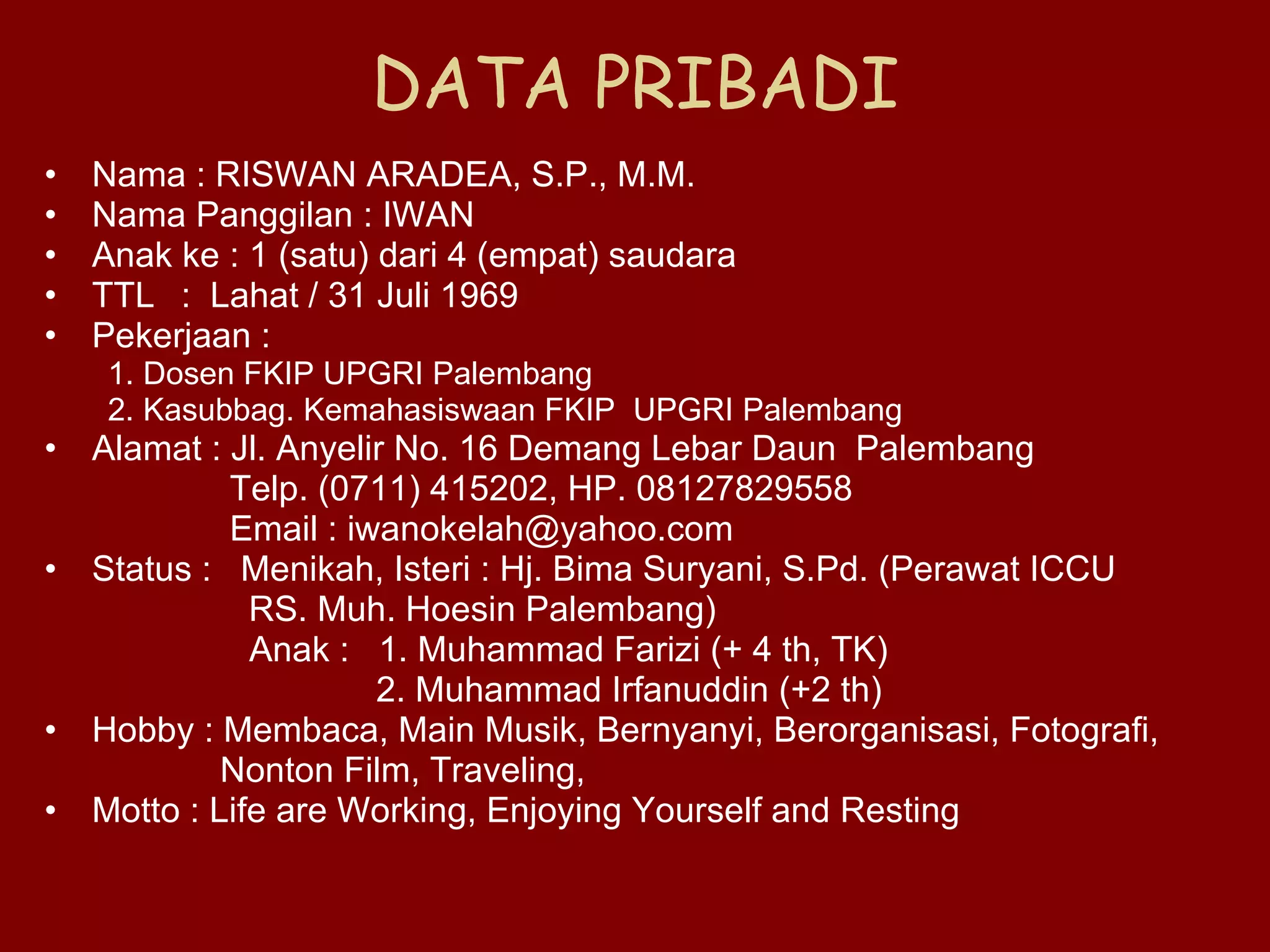 Biodata | PPT