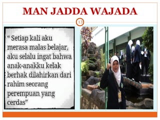 MAN JADDA WAJADA
13